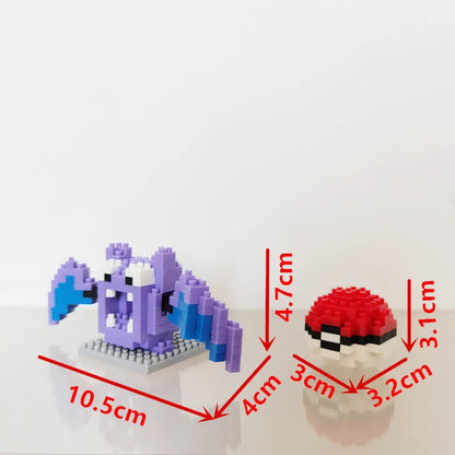 75 Style Building Blocks Assembly Anime Picachu Charizard Doll Blastoise Bulbasaur Gengar Bricks Figures Toy for Kid Gift Beauty World Shop