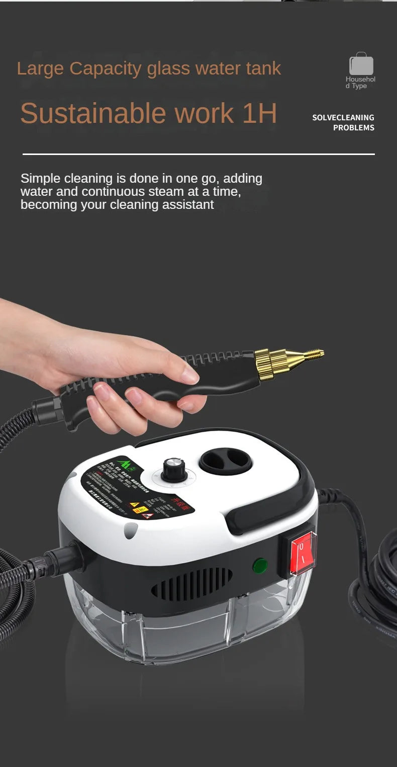 Steam Cleaner High Temperature Sterilization Air Conditioning Kitchen Hood Home /Car Steaming Cleaner 110V US Plug /220V EU Plug Beauty World Shop