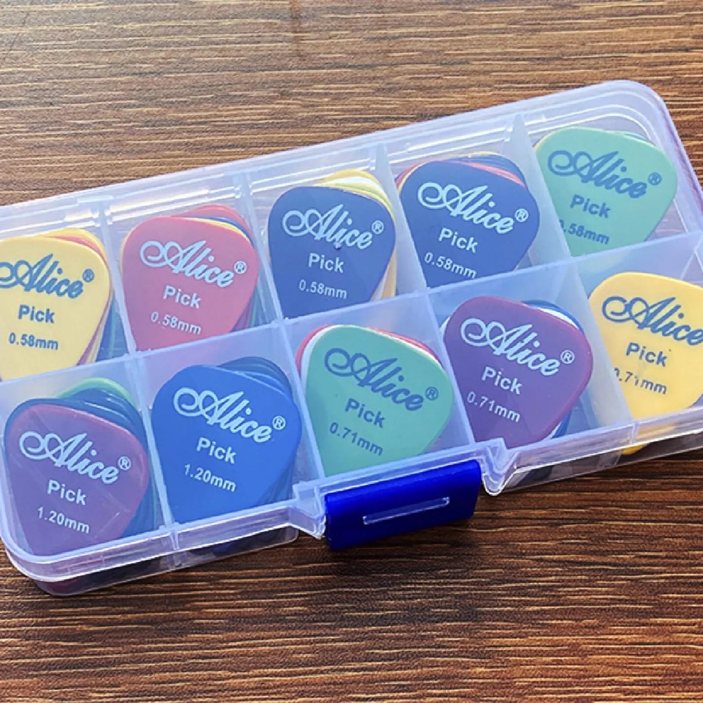 Multicolor Guitar Picks 24 Pieces ABS Premium Plastic Guitar Picks for Acoustic Electric Guitars Bass Or Ukulele Beauty World Shop