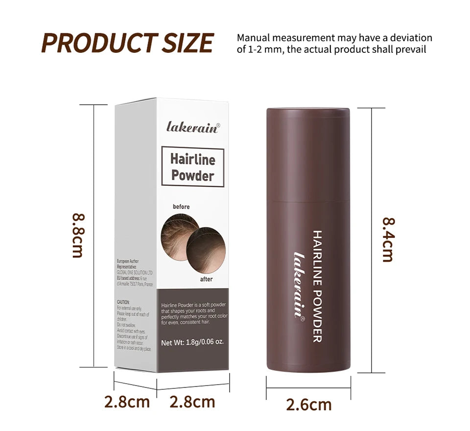 Waterproof Hairline & Root Concealer Pen – Instant Grey Coverage with Easy Blend Powder Stick for Normal Hair Beauty World Shop