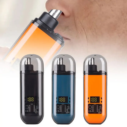 2 In 1 Electric Portable Ear And Nose Hair Trimmer Clipper 2024 Professional Painless Portable Eyebrow For Men Beauty World Shop