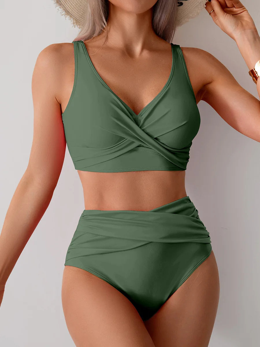 Summer Sexy Bikinis Push Up Swimsuits Women Swimwear For Female Beach Swim Wear Bathing Suits High Waist Bikini Set Pool Bather Beauty World Shop