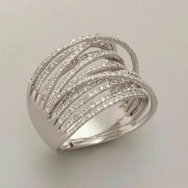 Niche Vintage Ethnic Hollow Inlay Pearl Rings For Women Birthday Party Gift Accessories Custom Jewelry Beauty World Shop