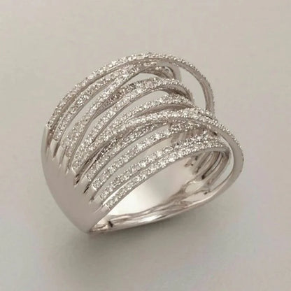 Niche Vintage Ethnic Hollow Inlay Pearl Rings For Women Birthday Party Gift Accessories Custom Jewelry Beauty World Shop