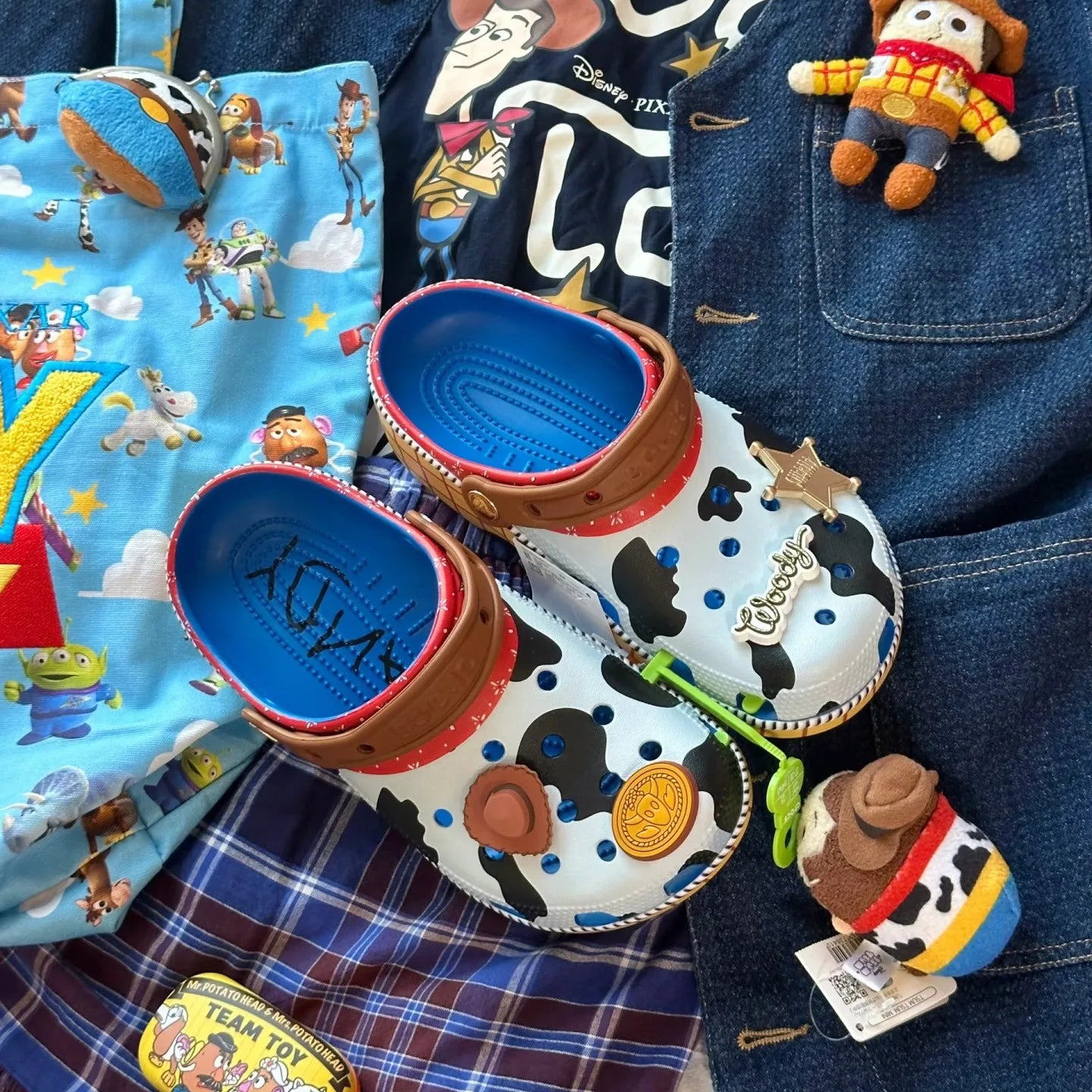 Woody Sandals Slippers with Accessories Woody Classic Clogs Anime Peripheral Accessory Beauty World Shop