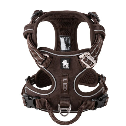 TRUE LOVE Pet Harness No Pull Nylon Reflective Dog Harness Adjustable Comfortable Control Step-in Brilliant Truelove TLH5654 Beauty World Shop