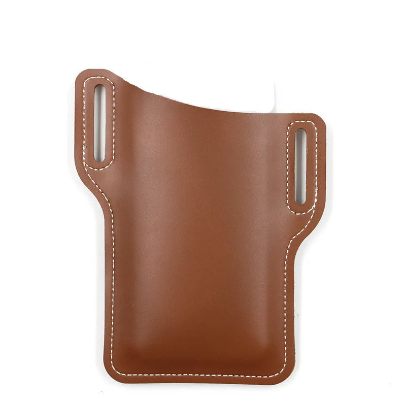 Men Phone Case Holster Cellphone Loop Holster Belt Waist Bag Props Leather Purse Phone Wallet Running Pouch Travel Camping Bags Beauty World Shop