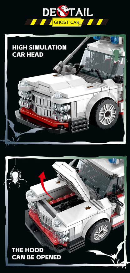 Creative Ghostbusters ECTO-1 Vehicle Technical Building Blocks Racing Car Model Car Assembly Bricks Toys for Kids Adult gifts Beauty World Shop