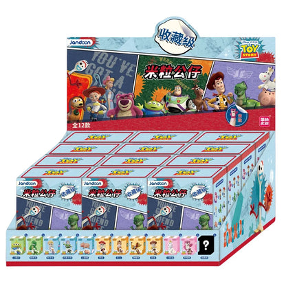 JANDOOM Disney Toy Story Stitch Mickey Mouse Winnie Zootopia Doraemon Action Figure Rice Grains Doll Model Blind Box Toys Gifts Beauty World Shop