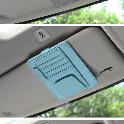 Car Visor Organizer Multi-Pocket Pouch Bag Card Glasses Storage Holder Scratch-resistant Auto Visor Holder For Car Interior Car Beauty World Shop