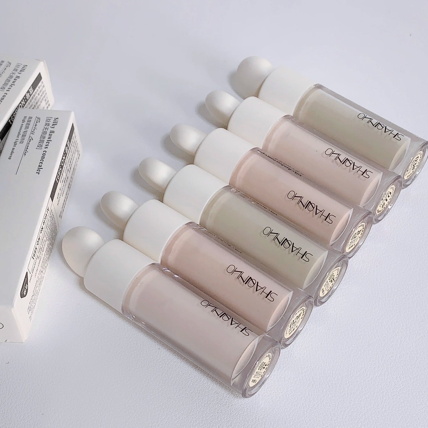 3 Colors Silky Concealer Concealer Cover Acne Marks Spots Dark Eye Circles Face Brightening Skin Whitening Concealer Beauty World Shop