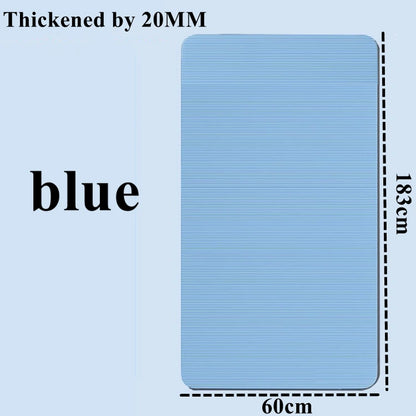 20MM 183×60cmThick Yoga Mats Anti-slip Sport Fitness Mat Blanket for Exercise Yoga and Pilates Gymnastics Mat Fitness Equipment Beauty World Shop