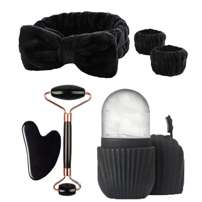 6-piece ice roller facial skin care ice roller set facial roller scraping face tool face washing skin care tool Beauty World Shop
