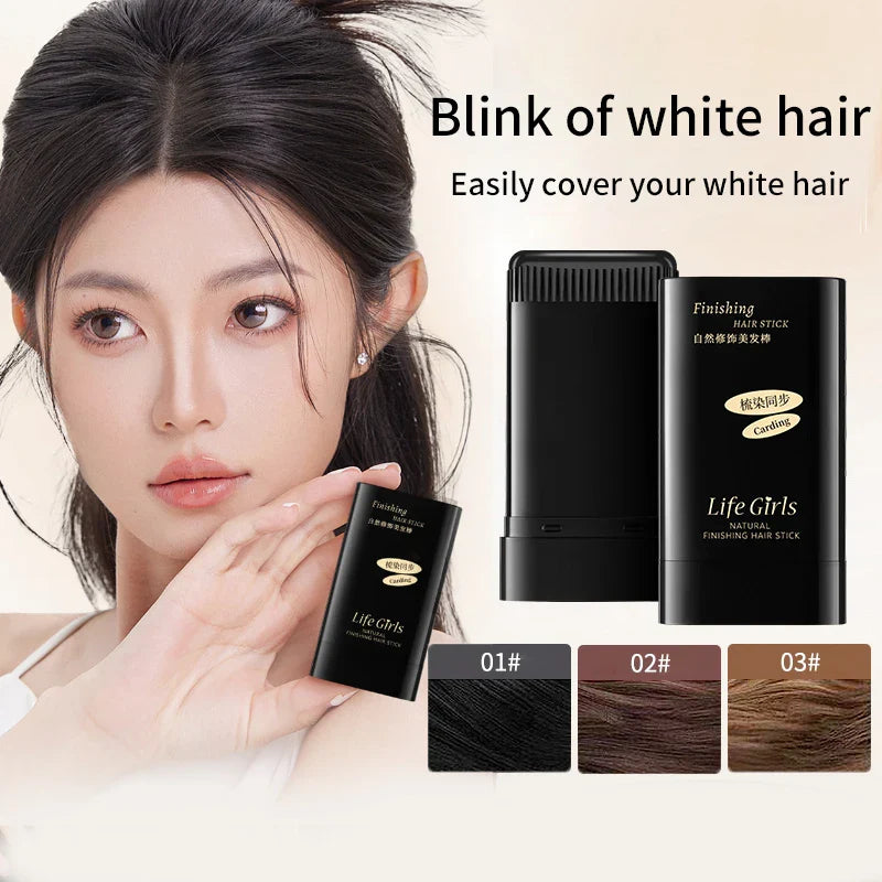 Life Girls Reabal with Hair Comb Coloring Gray Hair, Covering, Natural Glossy, Convenient to Carry, Convenient to Color on Comb, Dye Hair, Covering Your Outside, Convenient to Carry When Covering Ornaments Beauty Trend Shop