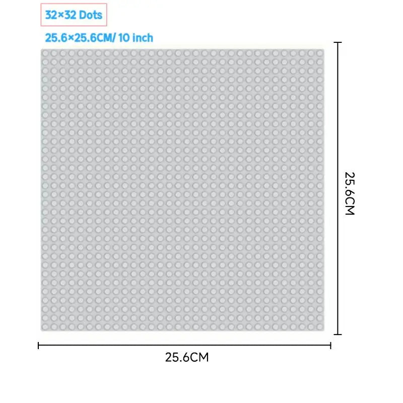32x32 Styles Base Plate MOC Classic Building Blocks DIY Small Size Bricks Baseplate Parts for City Figures Children Toys Beauty Fashion