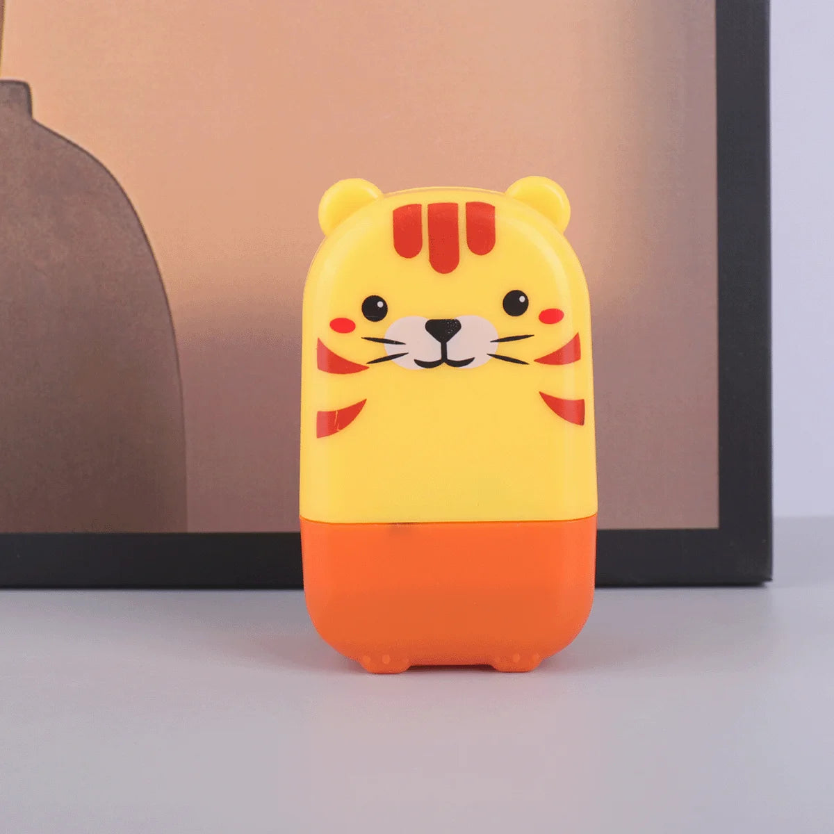 1 Cute Bear Shaped Roller Stamp, Study Notebook Typos Cover Graffiti Fashion Stamp, Personal Privacy Graffiti Daily Necessities Beauty World Shop