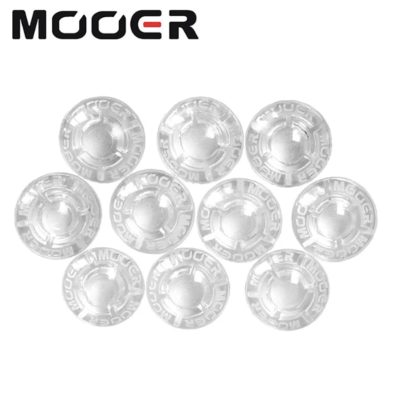 MOOER 10pcs SHROOMS Footswitch Toppers Candy Plastic Bumpers Electric Guitar Effects AccessoriesPedal Protector Guitar Pedal Beauty World Shop