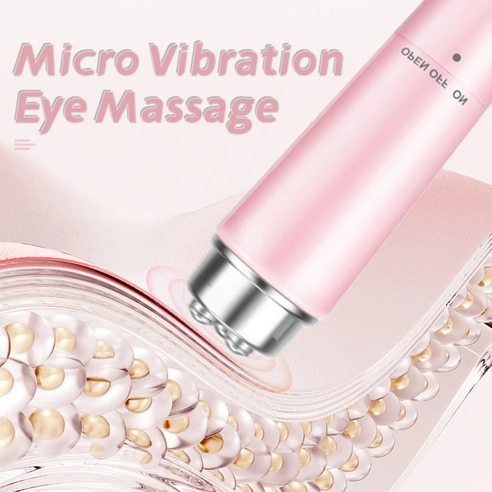 4 in 1 Electric Eye Massager Micro Vibration Facial Beauty Instrument for Relax Eye Dark Circles Eye Bags Puffiness Eye Massage Beauty World Shop