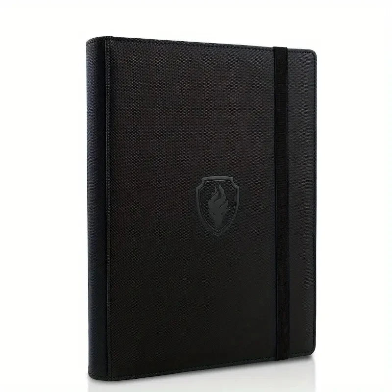 9 Pocket Card Binder, 360 Trading Card Holder Book, Premium PU Cover Zip Binder For Cards, Durable Side Loading Card Fold Beauty World Shop