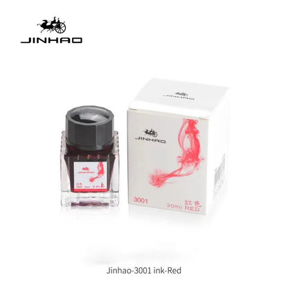 JINHAO 30ml Fountain Pen Ink Non-carbon Cartridge Refill Glass Bottled Fountain Pen Ink Stationery Office School Supplies Beauty World Shop