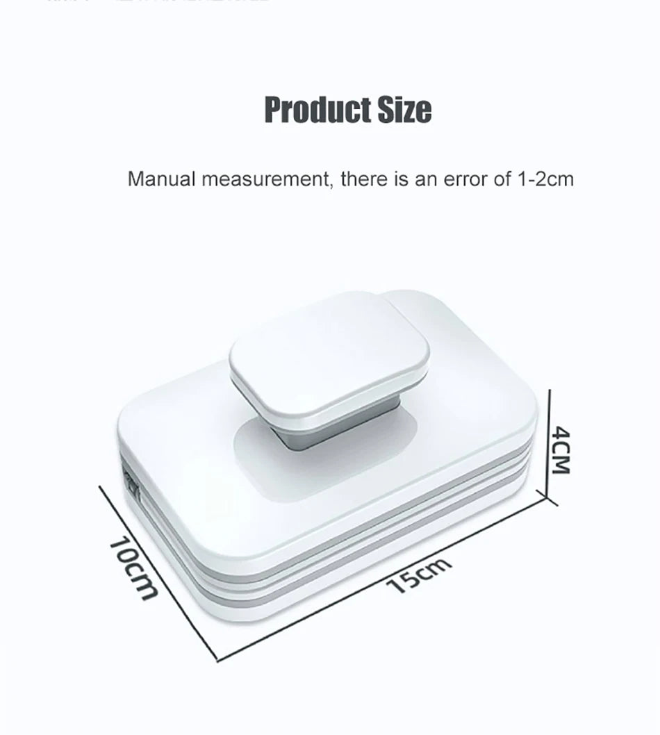 NEW Magnetic Window Cleaner Double-sided Window Cleaning Brush Glass Wiper Cleaning Tools Outside Window Cleaner For High Rise Beauty World Shop