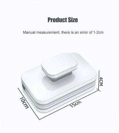 NEW Magnetic Window Cleaner Double-sided Window Cleaning Brush Glass Wiper Cleaning Tools Outside Window Cleaner For High Rise Beauty World Shop