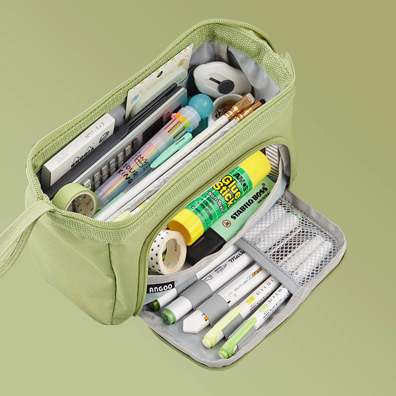 Large Capacity Pencil Case Cute Student Pencil Cases Big Pen Bag Case Storage Box Boy Girl Kid Office School Stationery Supplies Beauty World Shop