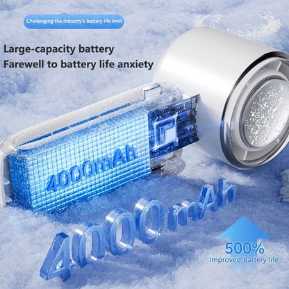 Portable Air Cooling Turbos Handheld Fan 100-Speed Adjustable Refrigeration Cooler 4000mAh LED Display USB Rechargeable