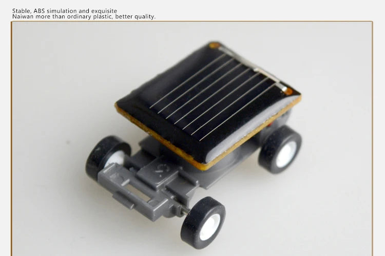 Solar Power Mini Sports Car Smaller Solar Power Project Car Mini Toy Car Educational Gadget Kids Gift Funny Racer Beauty World Shop