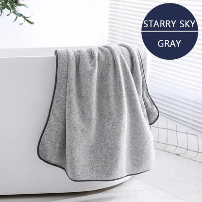 1PCS Thickened Bath Towels for The Body Microfiber Towel for Gym Sports Shower Robe for Spa Beath Home Beauty World Shop