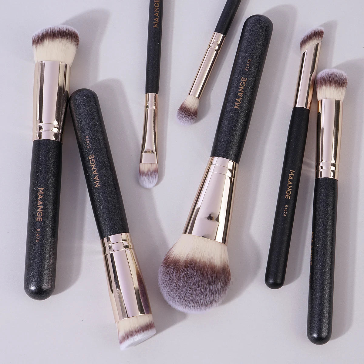 MAANGE 7pcs/set Makeup Brushes for Cosmetic Foundation Powder Concealer Blush Brush Blending Soft Bristles Beauty Tools Beauty World Shop