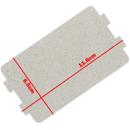 5pcs Universal Microwave Oven Mica Sheet Kitchen Accessories Wave Guide Waveguide Cover Sheet Plates 11.6 X 6.5cm Beauty World Shop