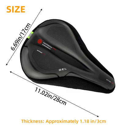 Waterproof Road Bike Saddle Cushion Comfortable MTB Bicycle Seat Cover Breathable Mountain Bike Cycling Seat Cover Beauty World Shop