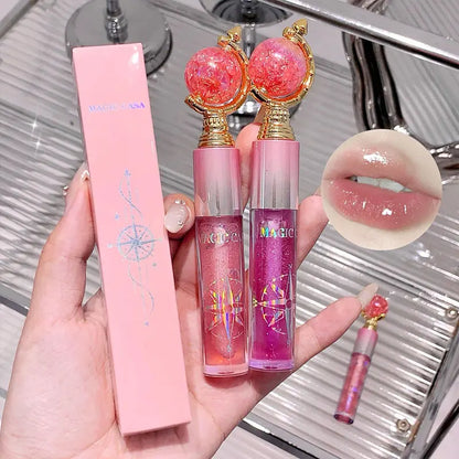MAGIC CASA Shimmering Lip Gloss — Hydrating and Moisturizing, Mirror Finish, Plumping Glass-Like Lips Beauty Trend Shop