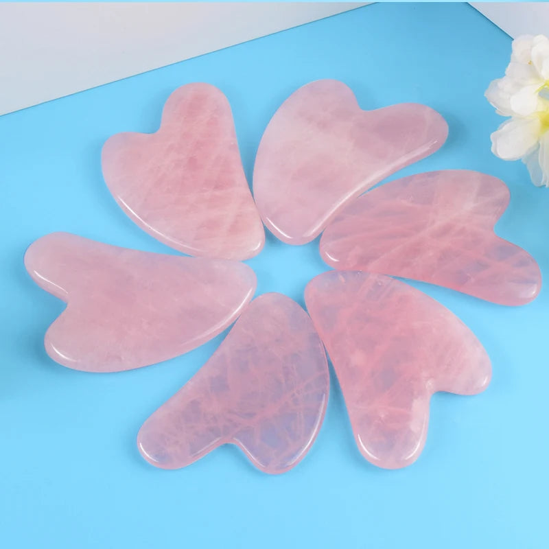 Natural Stone GuaSha Jade Facial Beauty Scraping Massage Tools Firm Skin Care Face Gua Sha SPA Physical Therapy Gue Che Roller Beauty World Shop