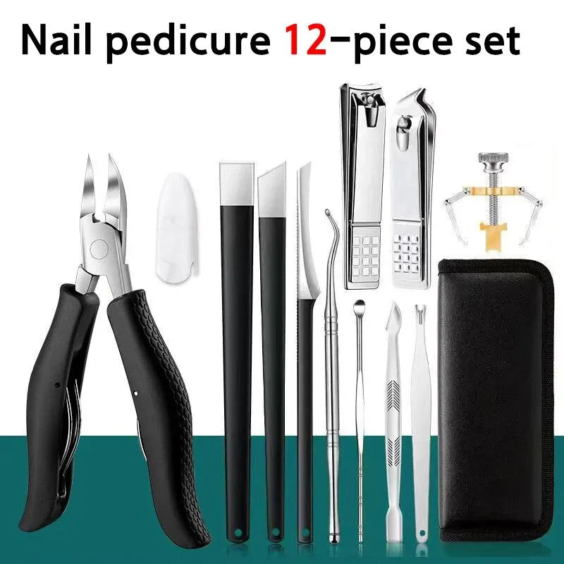 Nail Clipper Set for Paronychia Home Pedicure Tool Portable MEN'S High-grade Manicure Knife Dead Skin Scissors Beauty World Shop