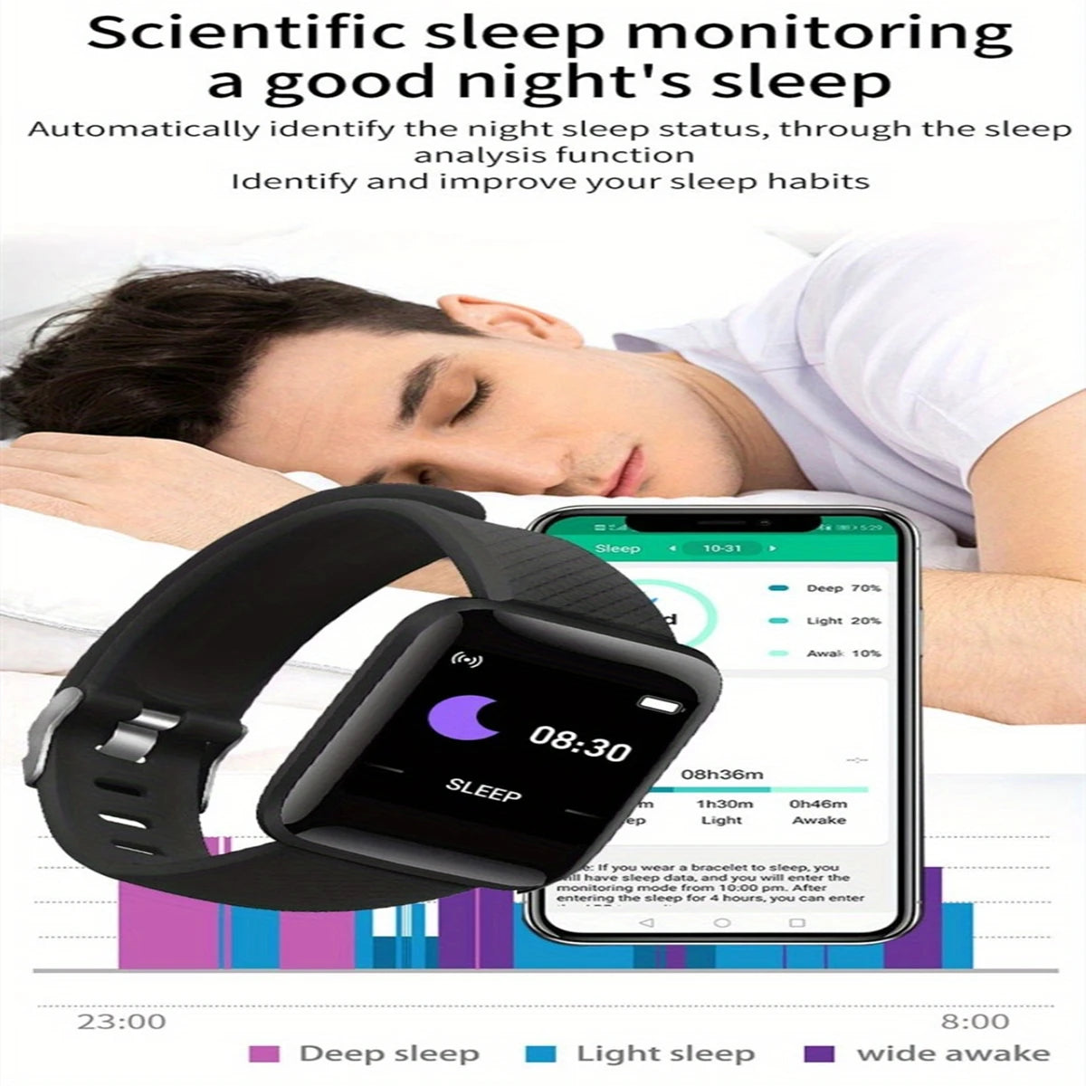 Smartwatch Men Women Wristwatches Smart Watch Message Fitness Monitor Bracelet Birthday Gift Electronic Clock For Android IOS Beauty World Shop