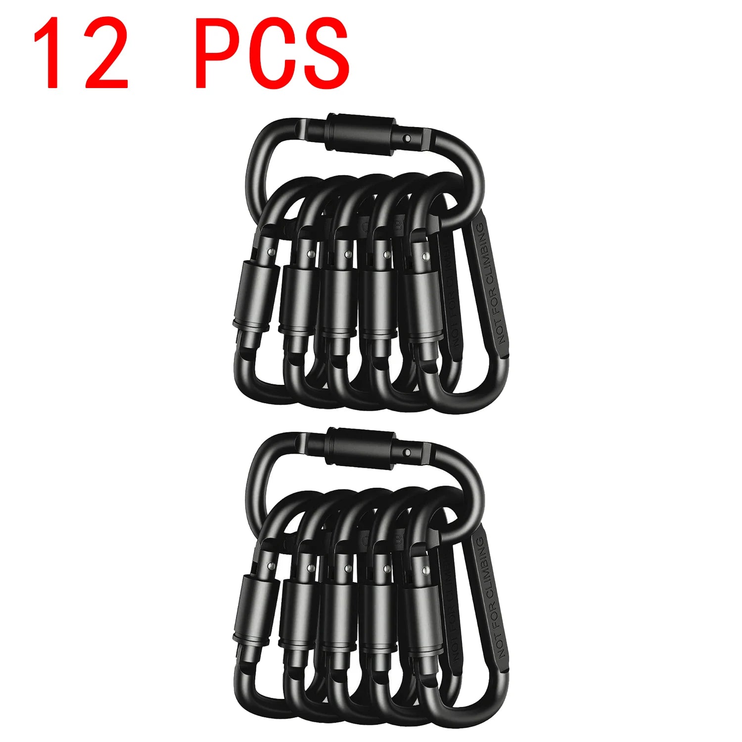 4-6PCS Carabiner Set For Key Camping Survival EDC Outdoor Keychain Clip  Alloy Aluminum Tactical Caribiner Hook Karabiners Beauty World Shop