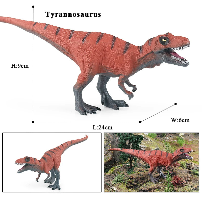 Oenux Dinosaurs World Brinquedo Savage Jurassic Indominus Rex Spinosaurus Triceratops Action Figures Collection Toy Kids Gift Beauty World Shop