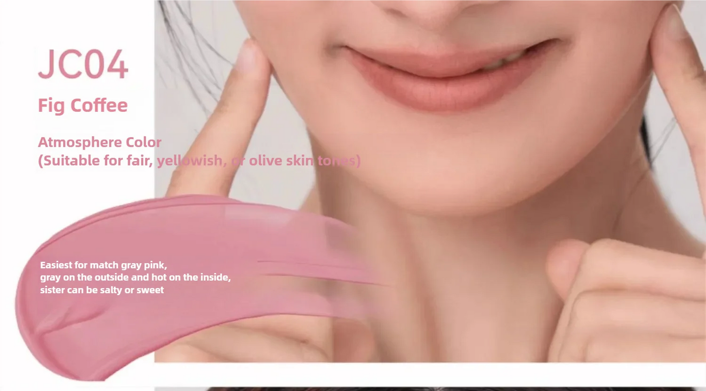 AZTK JC04 Water To Powder Liquid Blush Soft Matte Natural Flush Brightening Cheek Tint Lightweight Blendable Waterproof Makeup Beauty World Shop