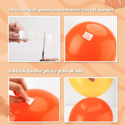 Double Sided Clear Sticky Point Tape Balloon Glue Dot Adhesive Birthday Wedding Party Balloons Glue Sticker Photoes Stand Arch Beauty World Shop