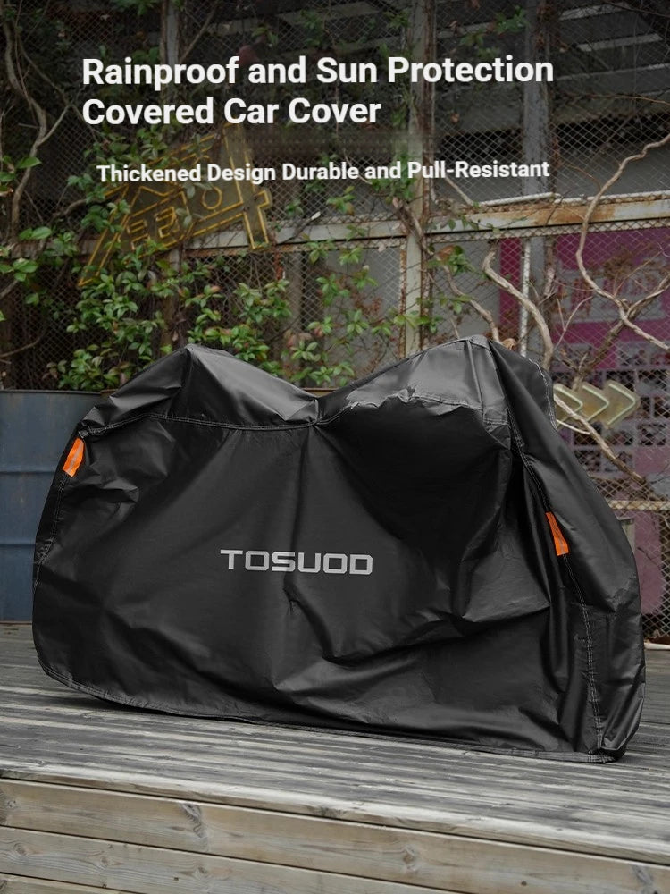 TOSUOD Thickened bike rain cover, All-Inclusive Design Rain Snow Dust  New All Weather Protective Sunshade  Protective Covers Beauty World Shop