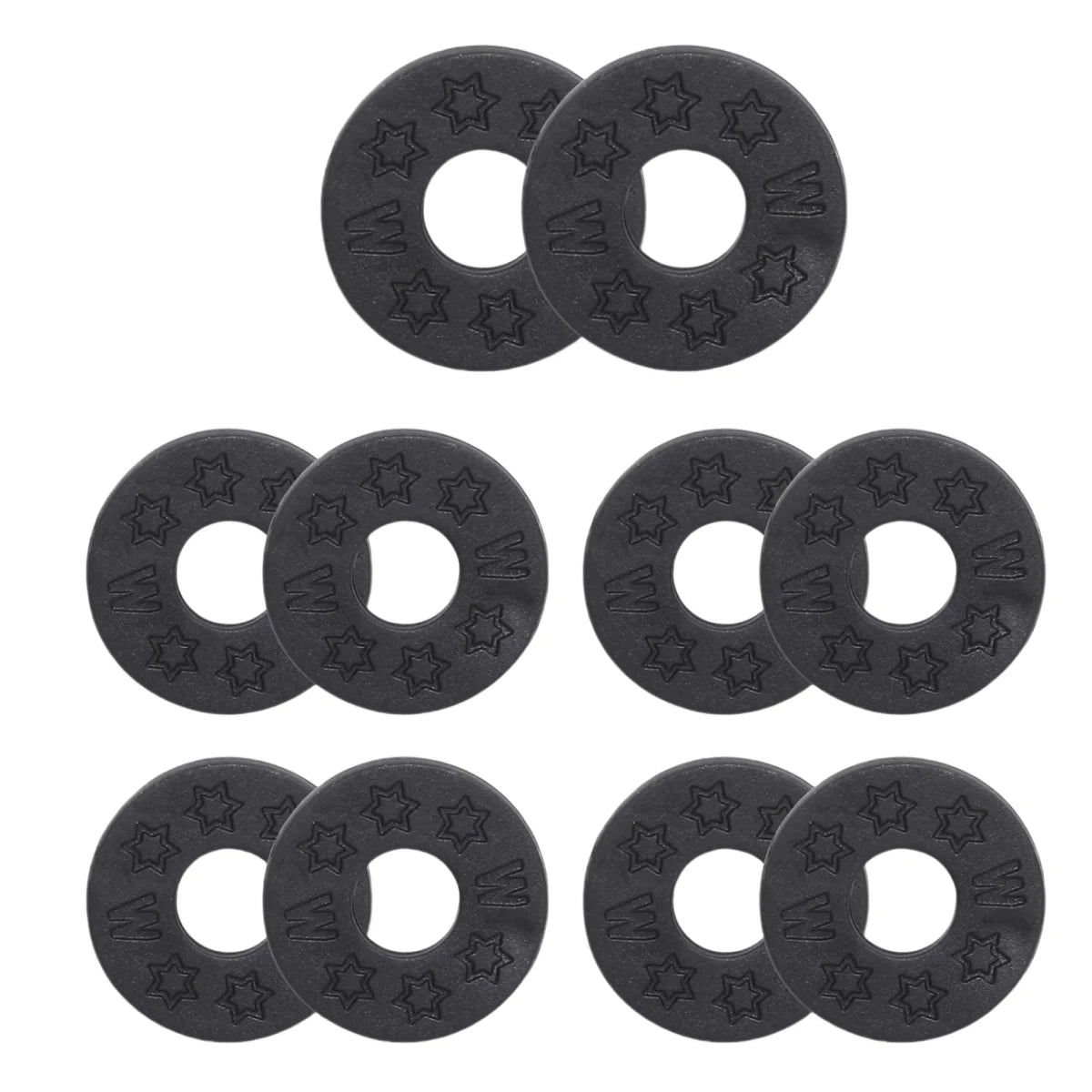 Miwayer 10 Pcs Guitar Rubber Strap Locks Anti Slip PE Pads/Secure and Safe Guitar Strap Locks Compatible Guitar Protect Beauty World Shop