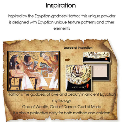Egyptian style powder for long time oil control concealer, white, makeup free, waterproof and moisturizing Beauty Trend Shop