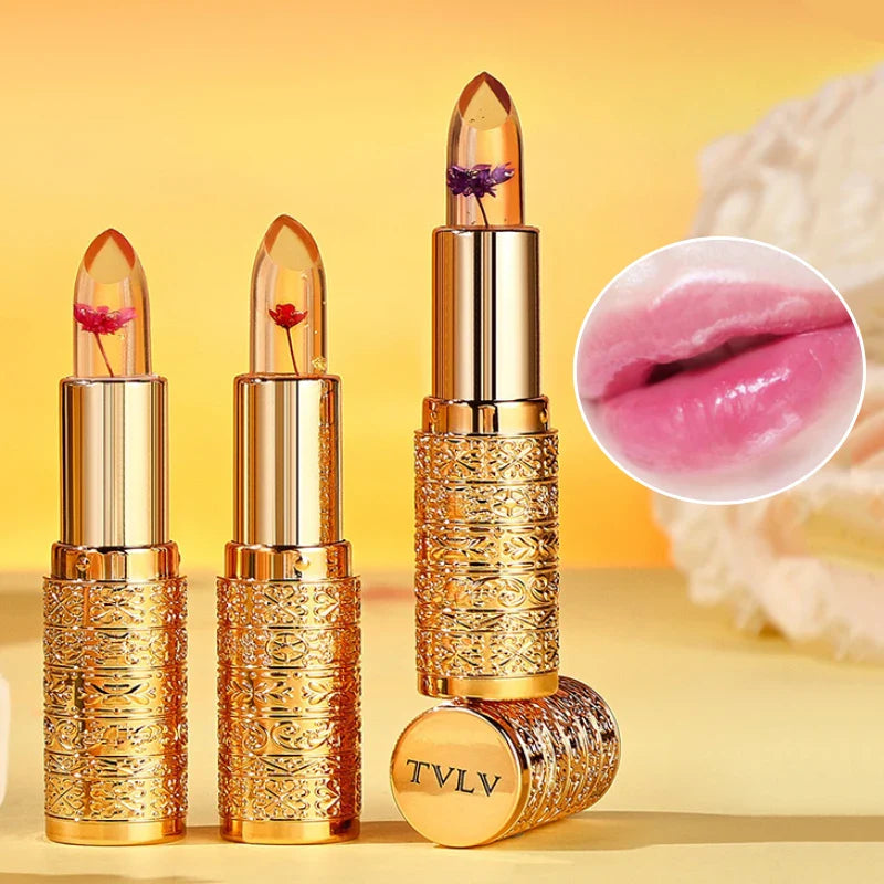 Crystal Color-changing Petal Lipstick for Women Moisturizes long-lasting and non-sticky cup lip balm Beauty Trend Shop