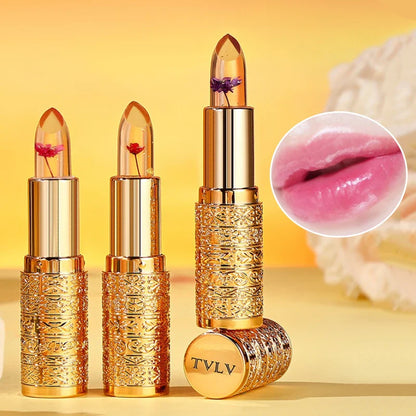 Crystal Color-changing Petal Lipstick for Women Moisturizes long-lasting and non-sticky cup lip balm Beauty Trend Shop