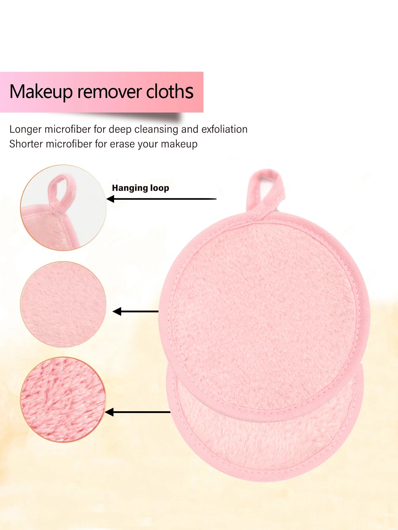 5/10/20Pcs Microfiber Face Cloths Reusable Makeup Remover Cloth Makeup Towels Face Deep Cleaning Pads Skincare Beauty Tools Beauty World Shop
