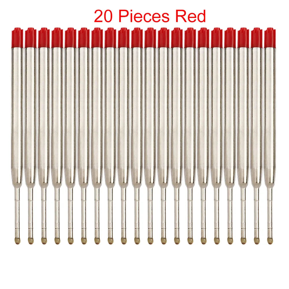 98mm1.0mm Ballpoint Pen Refills For Parker Pens Medium Point Blue Red Black Ink Rods For Writing Office Stationery Beauty World Shop