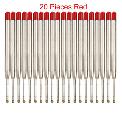 98mm1.0mm Ballpoint Pen Refills For Parker Pens Medium Point Blue Red Black Ink Rods For Writing Office Stationery Beauty World Shop