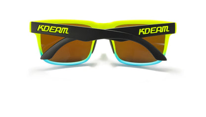 KDEAM Men's Polarized Sunglasses Square Casual Outdoors Sun Glasses Women Unisex Sunglass For Couple With Zipper Case Beauty World Shop